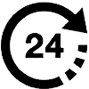 Icon - 24 Hours